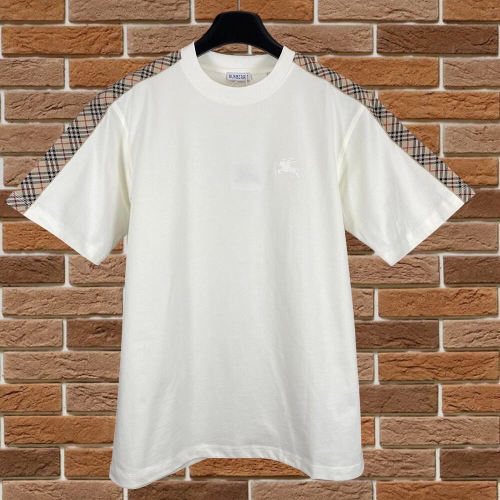 Burberry White Short Sleeve